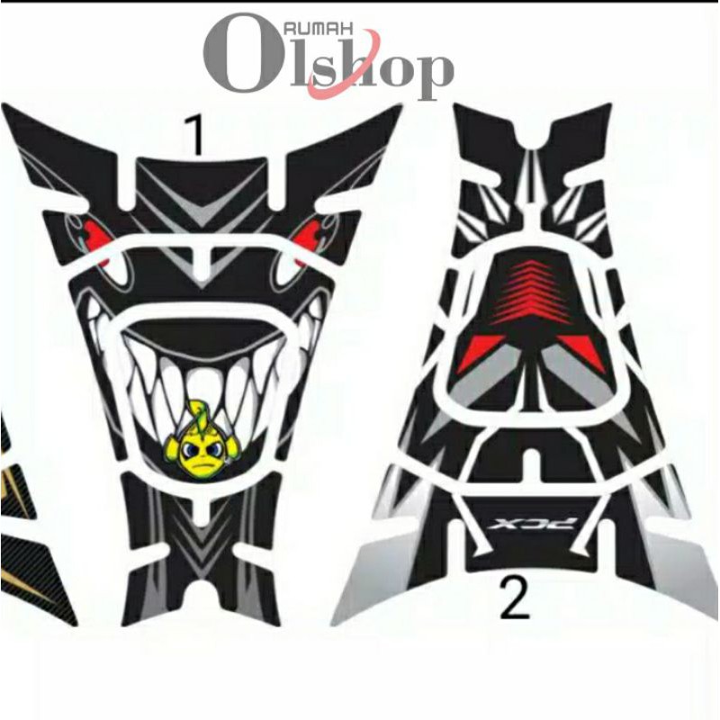 sticker tankpad honda pcx shark