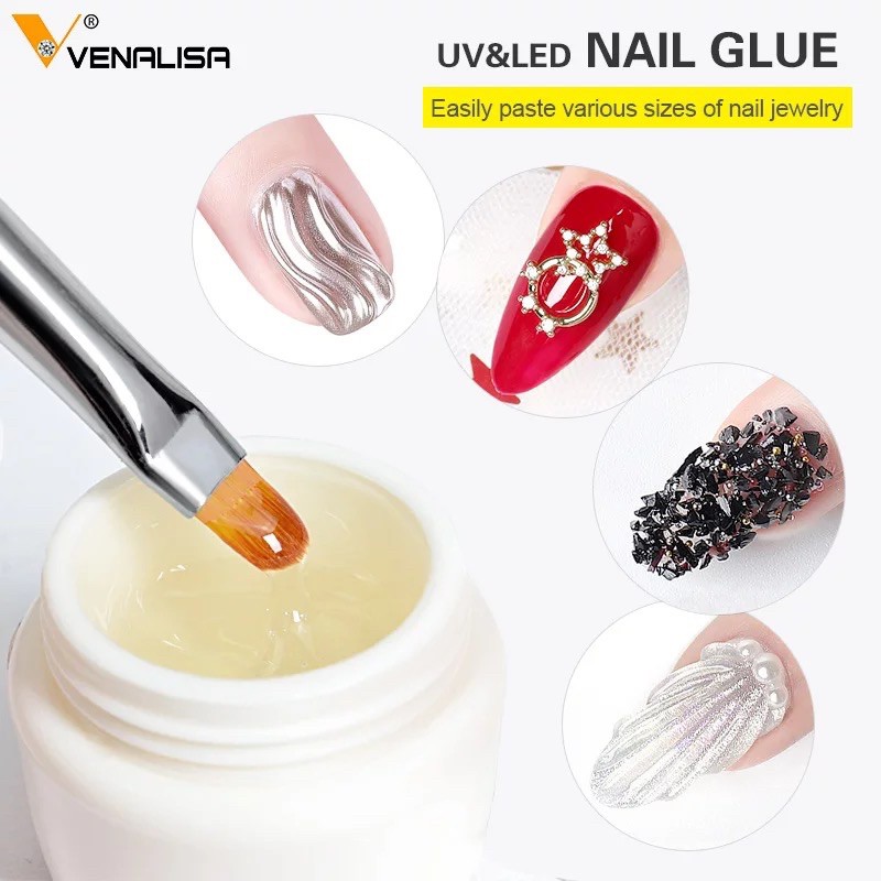 Venalisa Diamond Silky gel / Hard Gel Builder / Lem Aksesoris / Gel Builder