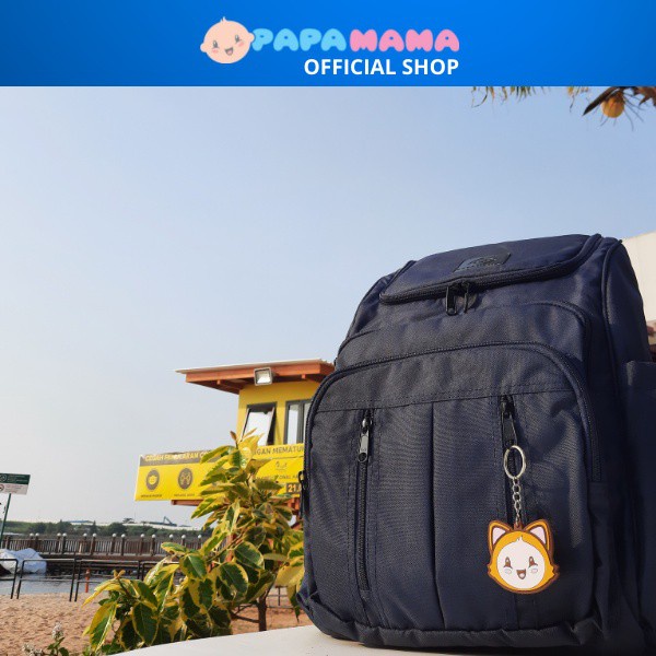 Key ring Papamama Yellow Cat Gantungan Kunci