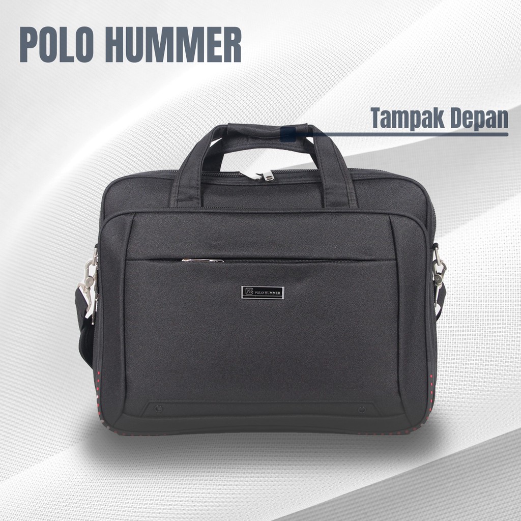 Tas Kerja Stopmap Expanding - Briefcase Tas Laptop POLO HUMMER Original