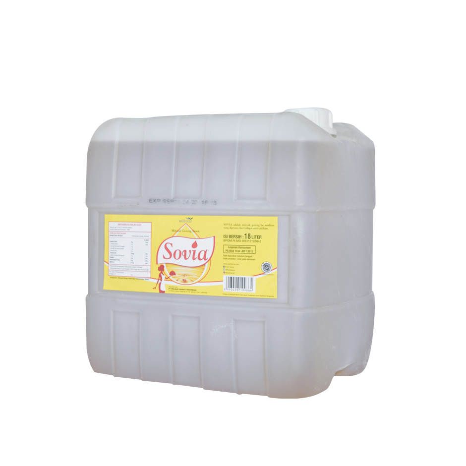 minyak goreng sovia 18 liter