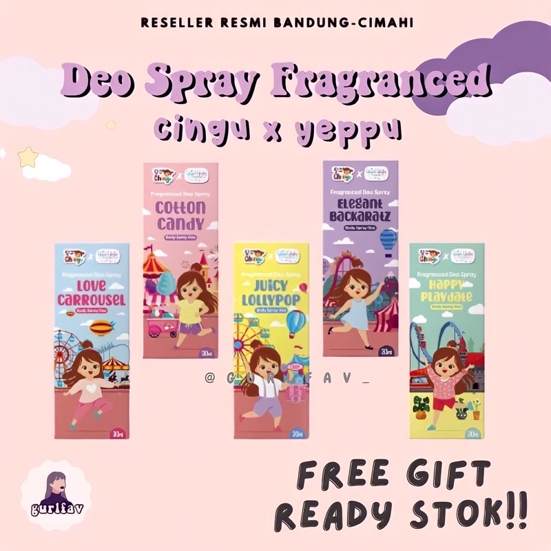 [READY] Deo spray chingu by kiyowo deo spray fragranced chingu x kiyowo parfum deo spray Deodorant s