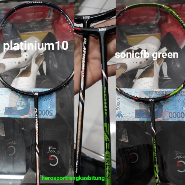 RAKET BADMINTON vse sonic fb green / raket bulutangkis