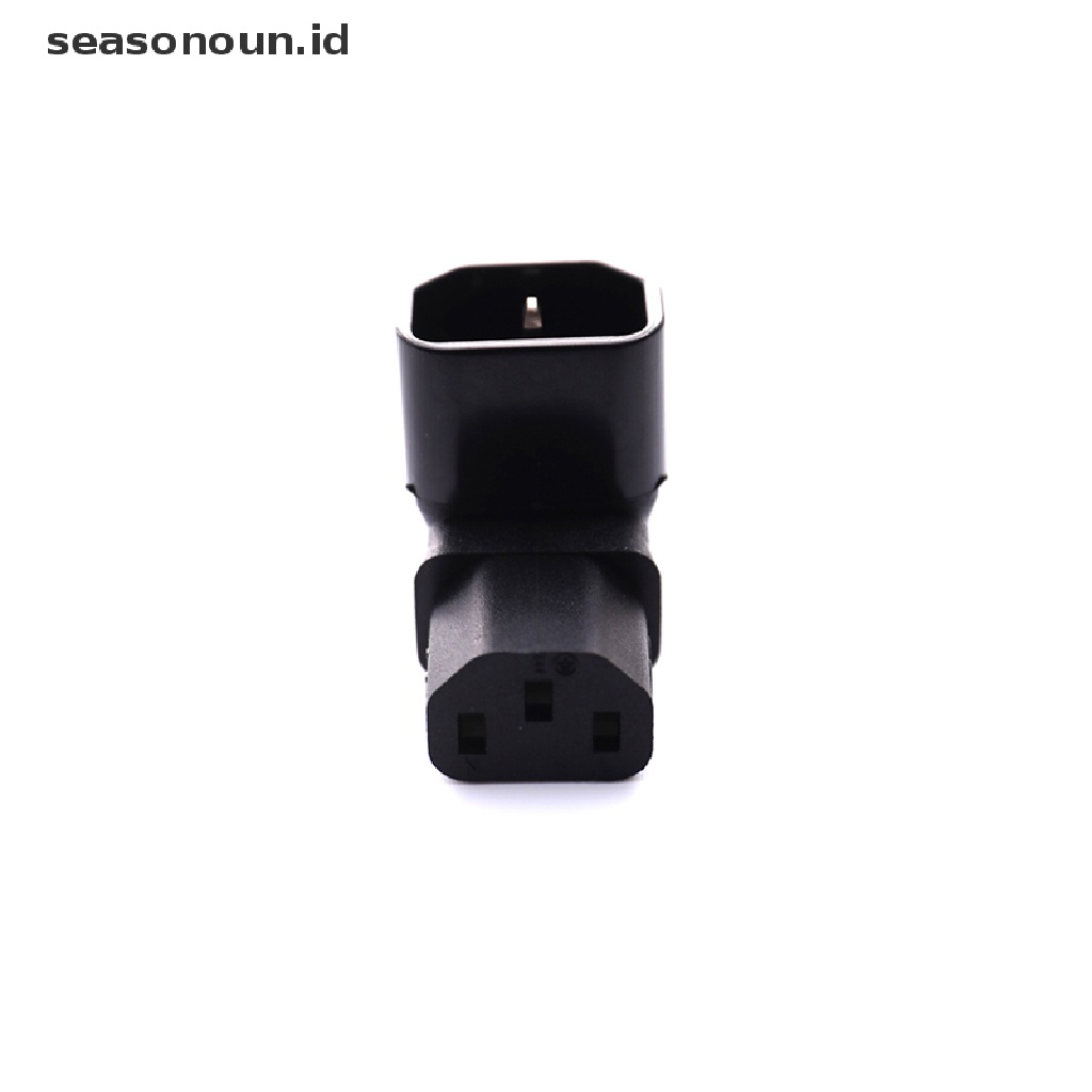 【seasonoun】 IEC 320 C14 Male to C13 Female 10A Power Adapter for LCD LED wall Mount TV .