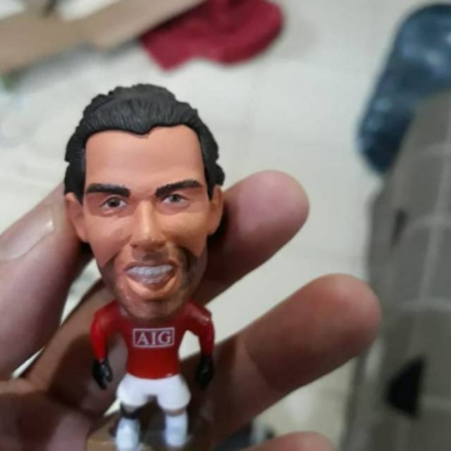 Carlos Tevez - Lengan Panjang - MU Manchester United - Soccerwe Kodoto Figure