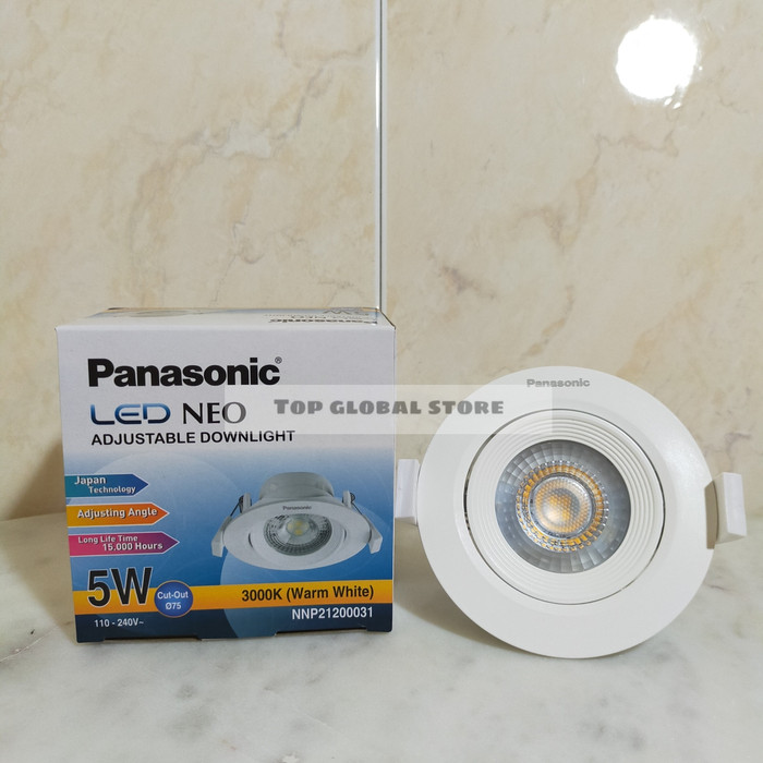 LAMPU SPOTLIGHT PANASONIC 5WATT LED/COB (WARNA KUNING)