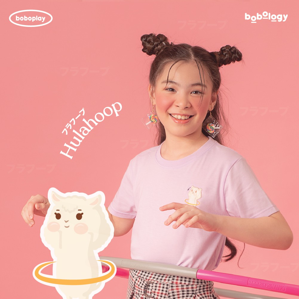 BOBOPLAY Hulahoop – BOBOLOGY (Kaos Anak T shirt Baju Anak Baju Main)