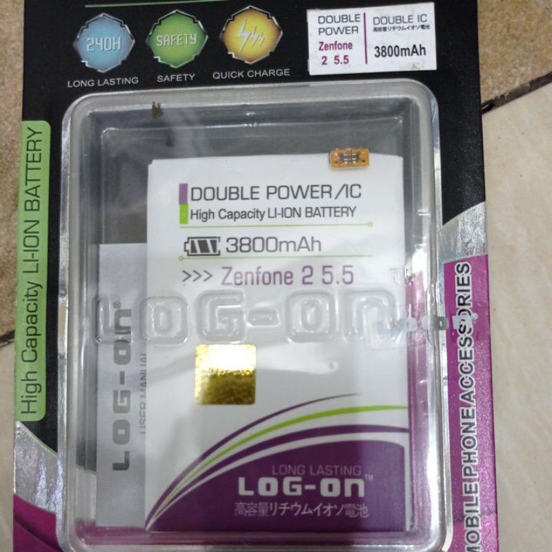 BATERAI ZENFONE 2 5,5 INCI DOBLE POWER LOG-ON