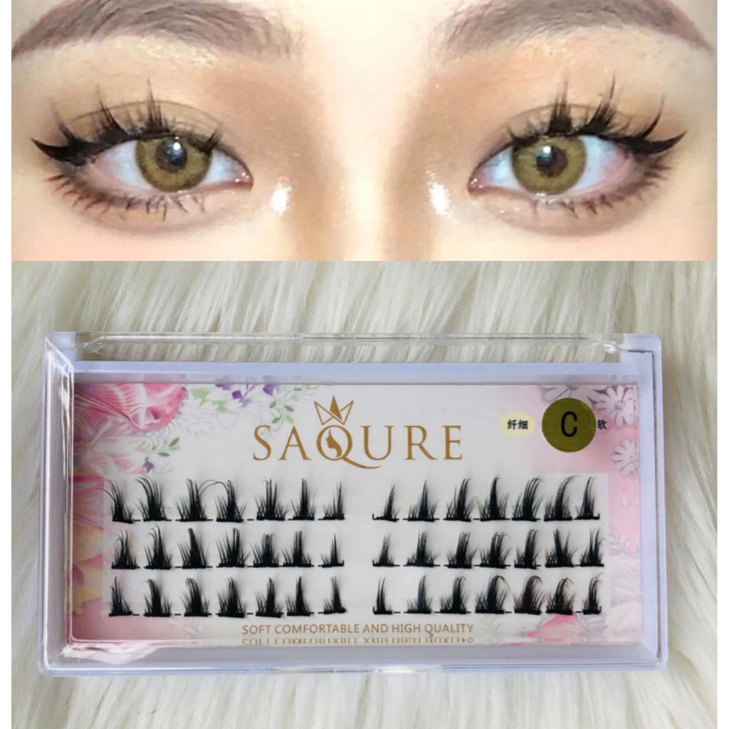 ASK - COD BULU MATA PALSU SAQURE EYELASH EXTENTION PREMIUM