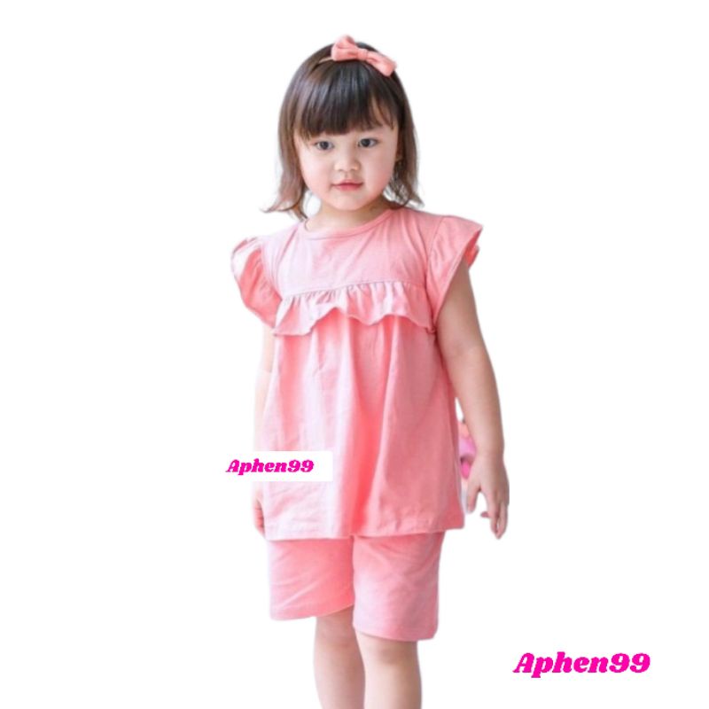 set ruffle anak