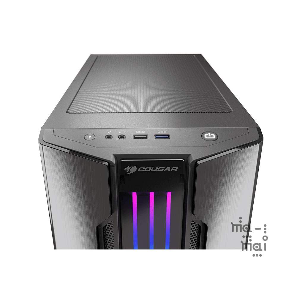 COUGAR GEMINI M Iron Gray RGB Elegant Design Mini Tower Gaming Case