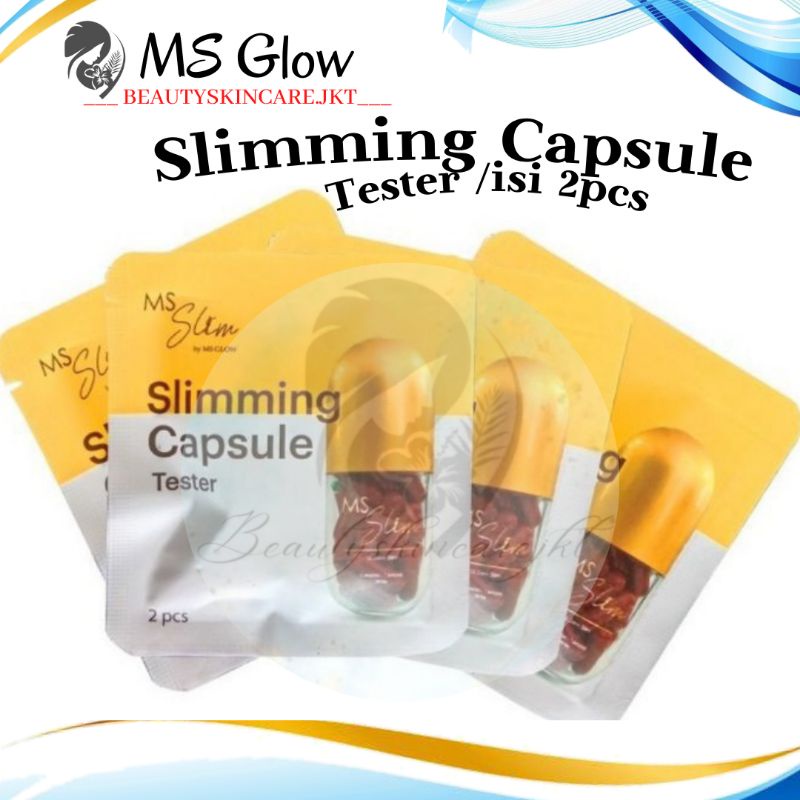 SLIMMING CAPSULE MS GLOW / MS SLIM KAPSUL MS GLOW TESTER ISI 2PCS (TESTER)