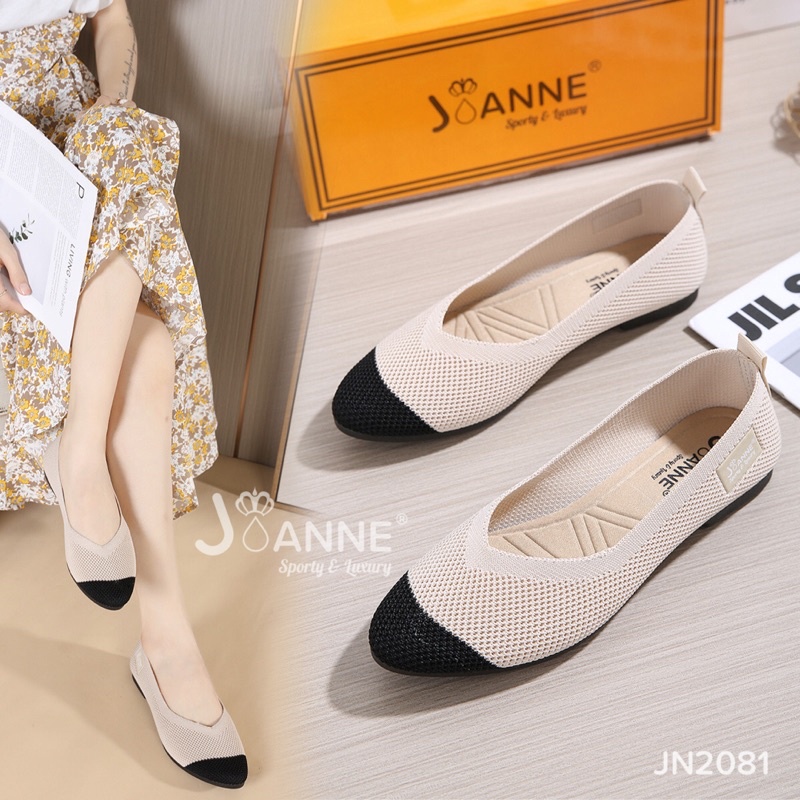 SALE! [ORIGINAL] JOANNE FlyKnit Flat Shoes Sepatu Wanita #JN2081