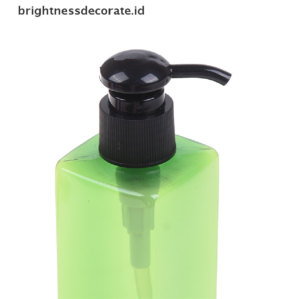 1pc Botol Dispenser Sabun Cair Sampo Model Pompa Tangan Bahan Plastik 250ml Untuk Kamar Mandi