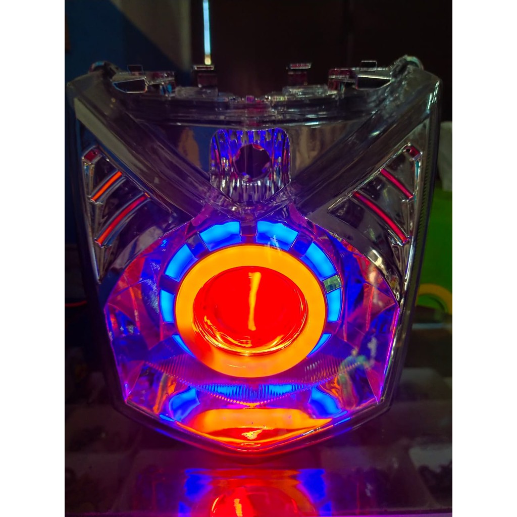 LAMPU DEPAN BEAT F1 PAKAI PROJIE