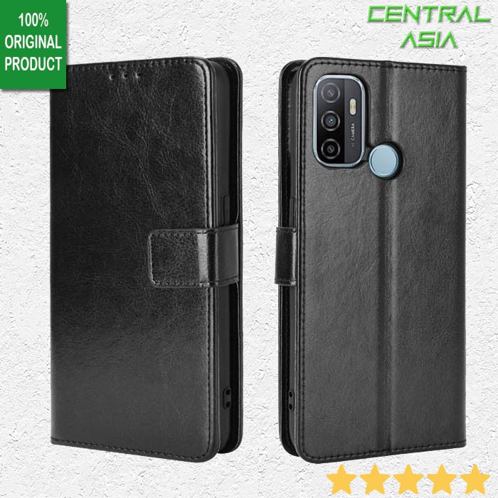 [Elegant] Flip Leather Case Oppo A53