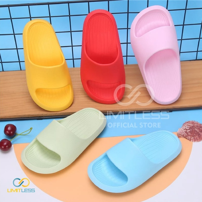 Sandal Anak Perempuan Selop Sendal Anak Laki Laki Unisex Murah Limitless Sandal Anak Karet Lucu Santai Murah