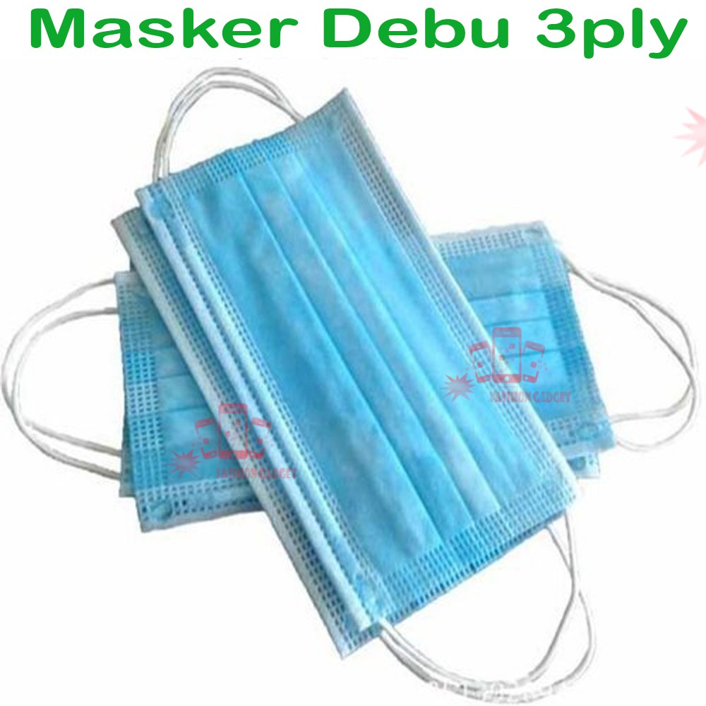 [1 BOX ISI 20] Masker Debu Surgical Mask Masker Medis Masker Anti Virus 3 ply 3ply EARLOOP EAR LOOP