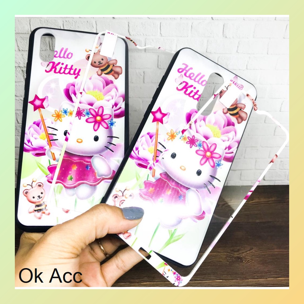 BARU CASE BONUS TG Kaca karakter Oppo A1k,Realme C2,A31 2020,A33,A53,A37 Neo 9,A52 A72 A92,V5, A5s,A7,A12,A11k,2 Pro,U1,U2, 5/5i/5s/C3, 7i,C17,C12,C15, Vivo Y11 Y12 Y15 Y17,Y20 Y20s Y20i Y12s Y30 Y30i Y50,Y91C, Xiaomi Redmi 3 3s,4A,5A,6,8A,9C HCTG 14