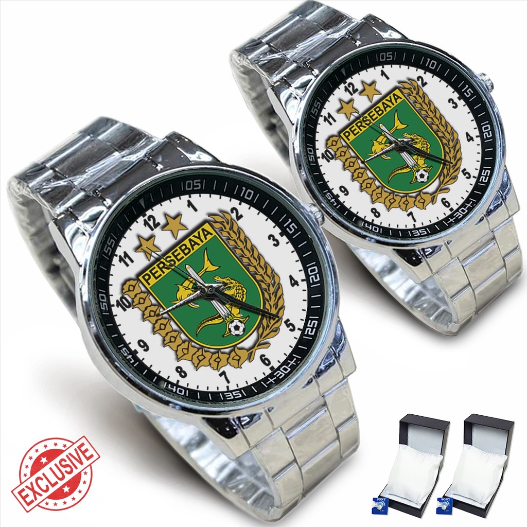 Jam Tangan Rantai Couple PERSEBAYA SURABAYA 03 (Awesome)