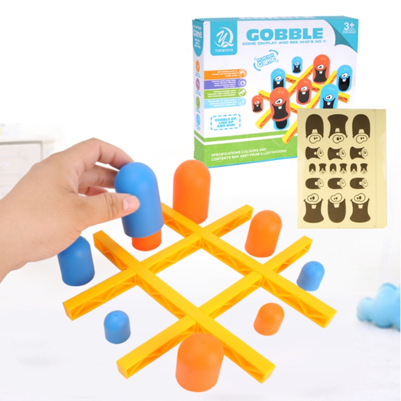 Gro Tic Tac Toe Game for Kids and Adults, Big Eat Small Toy, Living Room &amp; Desk Decor