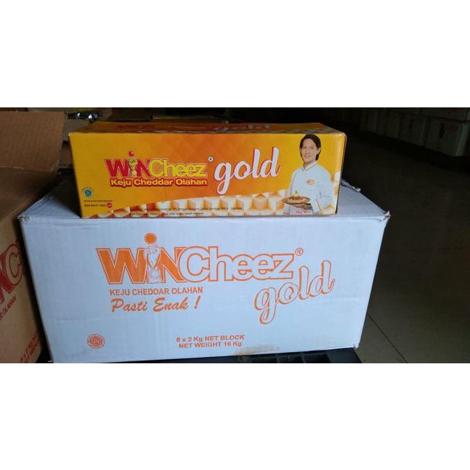 

Keju Wincheez Gold / Keju Cheddar Blok 2kg