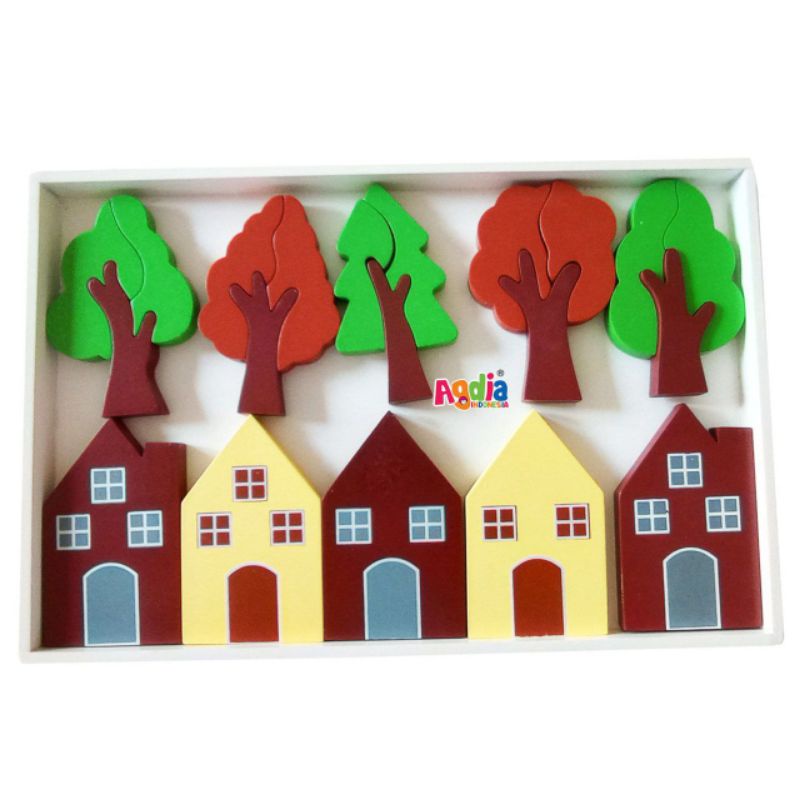 Mainan Edukatif Anak/Rumah Pohon/Agdiatoys/Mainan Kayu