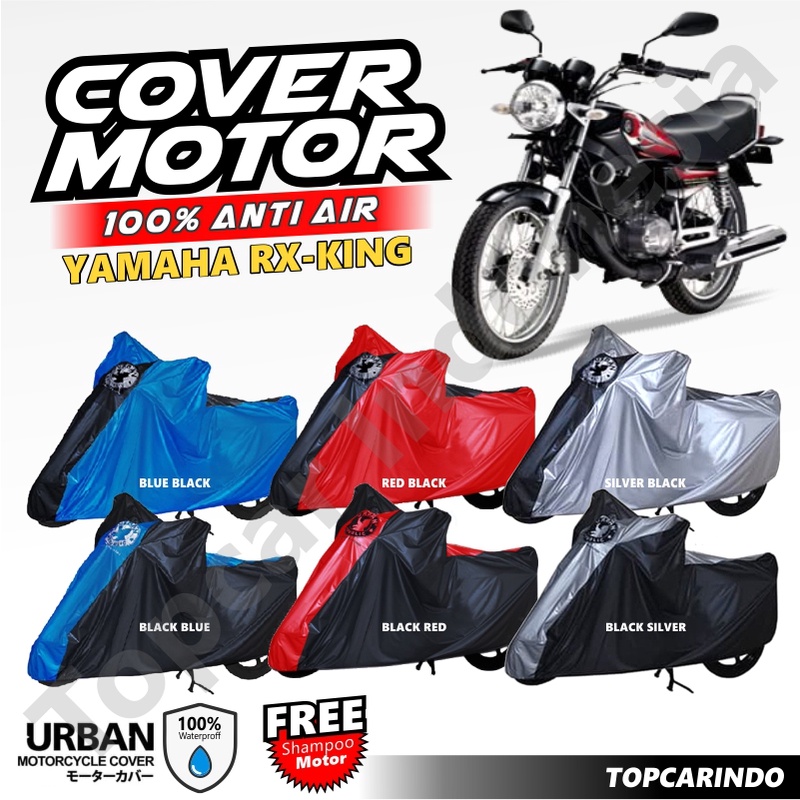 Sarung Motor Yamaha RX King URBAN Cover Penutup Pelindung Aksesoris Motor Bahan Waterproof Indoor Outdoor