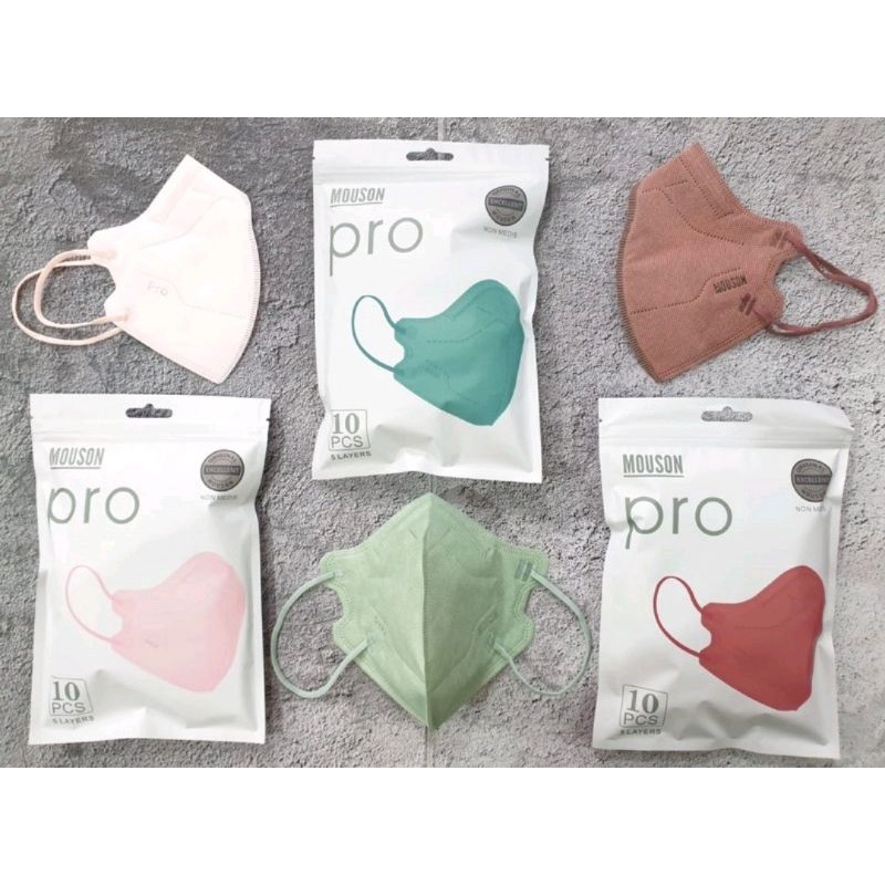 Masker korea KF94 PRO / KN95 PRO 5ply Face mask isi 10pc