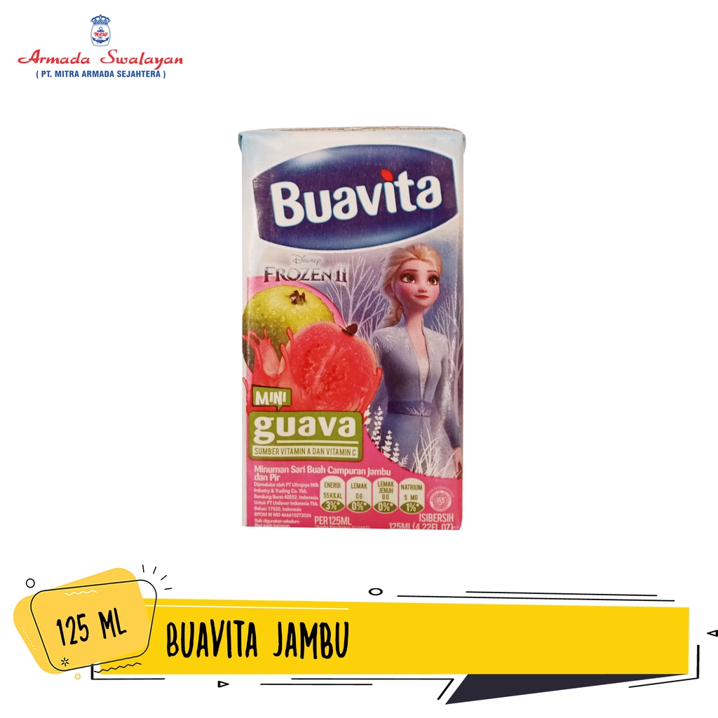 

Buavita Mini Jambu | Jeruk | 125ml