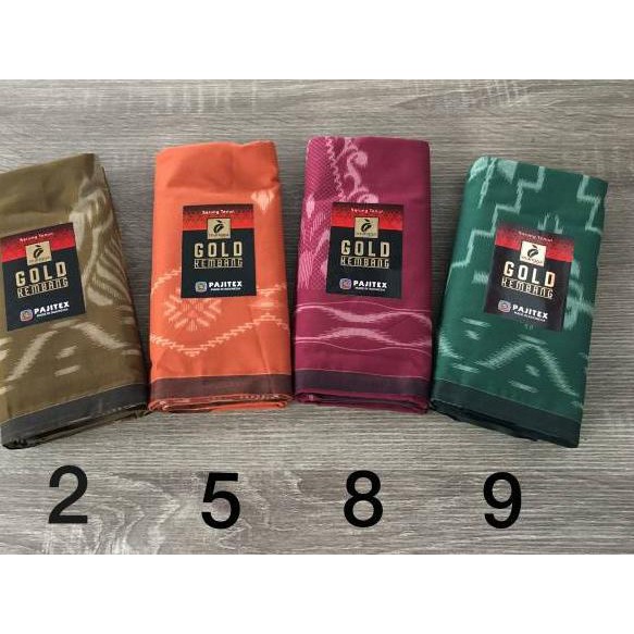 Terbaik Sarung Mangga Gold Kembang - Grosir Hitam Biru Merah Putih Coklat Polos Motif Wadimor