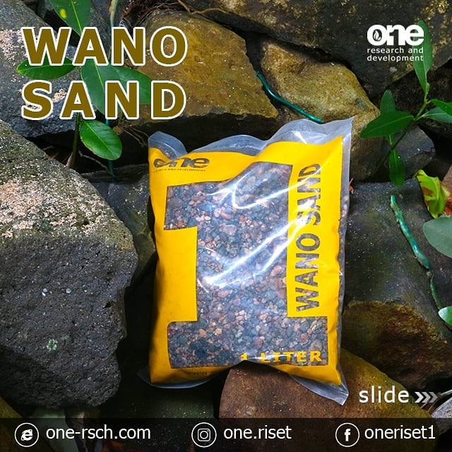 Wano Sand One Riset Pasir Aquascape - 1 Liter