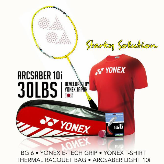 Paket Raket Yonex Arcsaber Light 10I Original