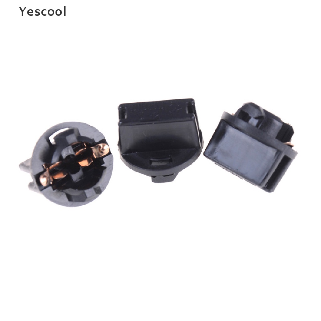 Yescool 10PCS Socket Lampu T10 W5W 168 192 194 Untuk Panel Instrumen Dashboard Mobil