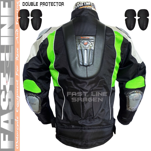 JAKET BRUTAL TOURING SIZE JUMBO SAFETY DOBEL PROTECTOR