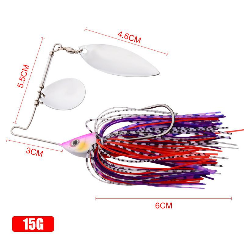 Best Seller Lure umpan pancing casting spinerbait ultralight fishing 10 gram