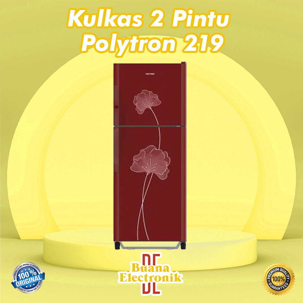 LEMARI ES / KULKAS POLYTRON 2 PINTU BELLEZA PRM21