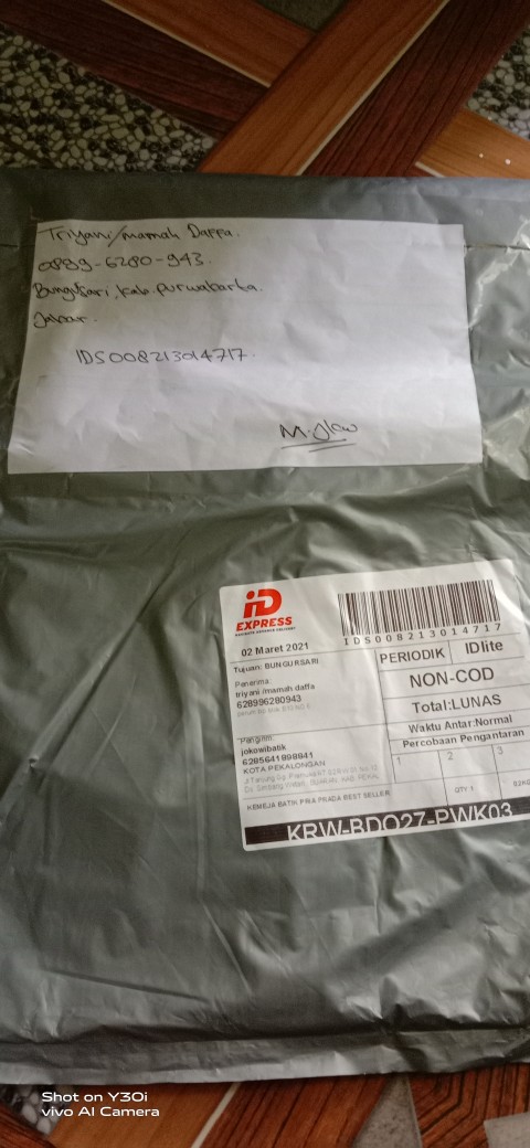 New Arrival Distro Batik Pria Bordir Sogan Hrb026 Batikaf Notoarto Batik Ipnu-ippnu Kemeja Batik