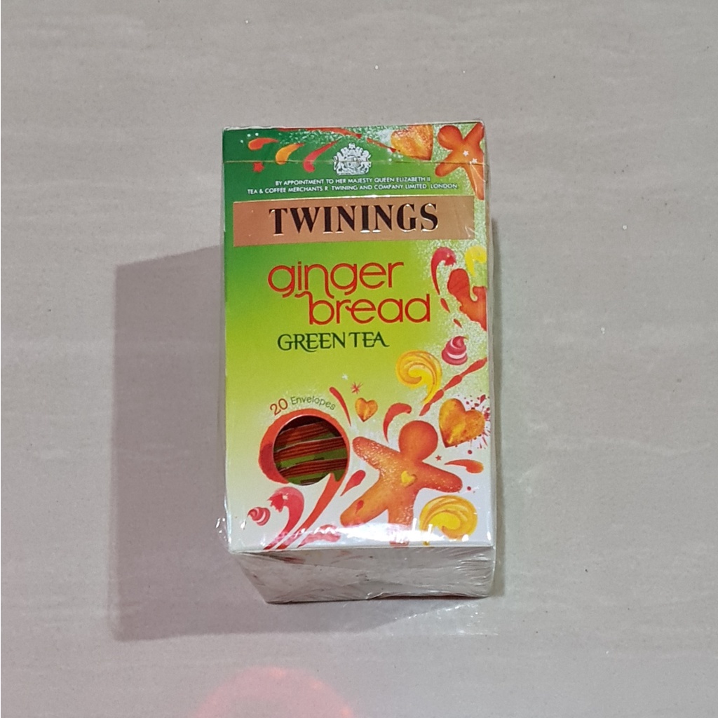 

Teh Twinings Ginger Bread Green Tea 20 x 2 Gram