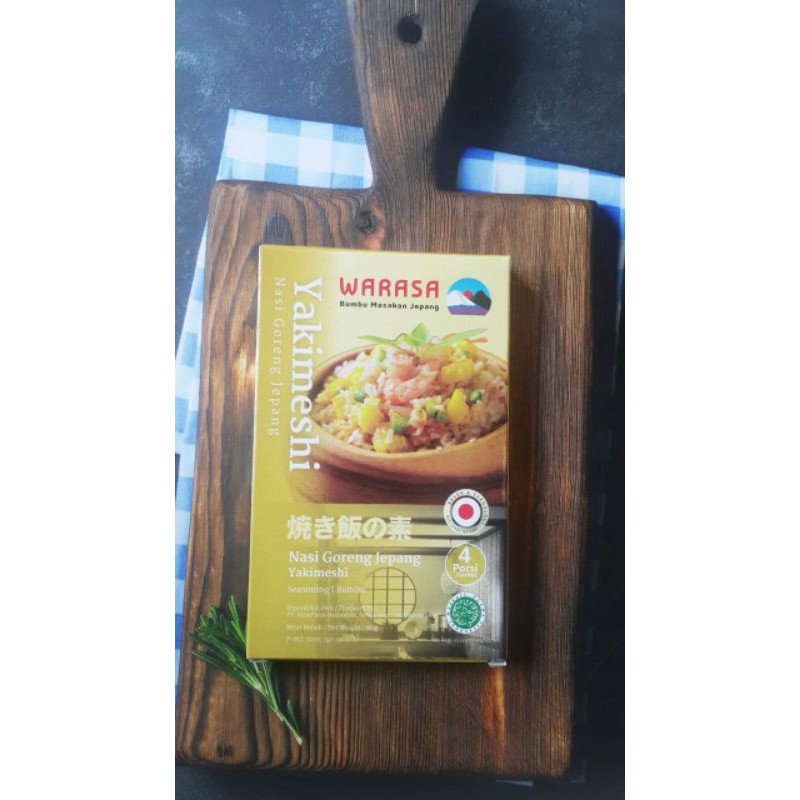 Warasa Yakimeshi Instan 50 g Halal │ Bumbu Nasi Goreng Ala Jepang Praktis