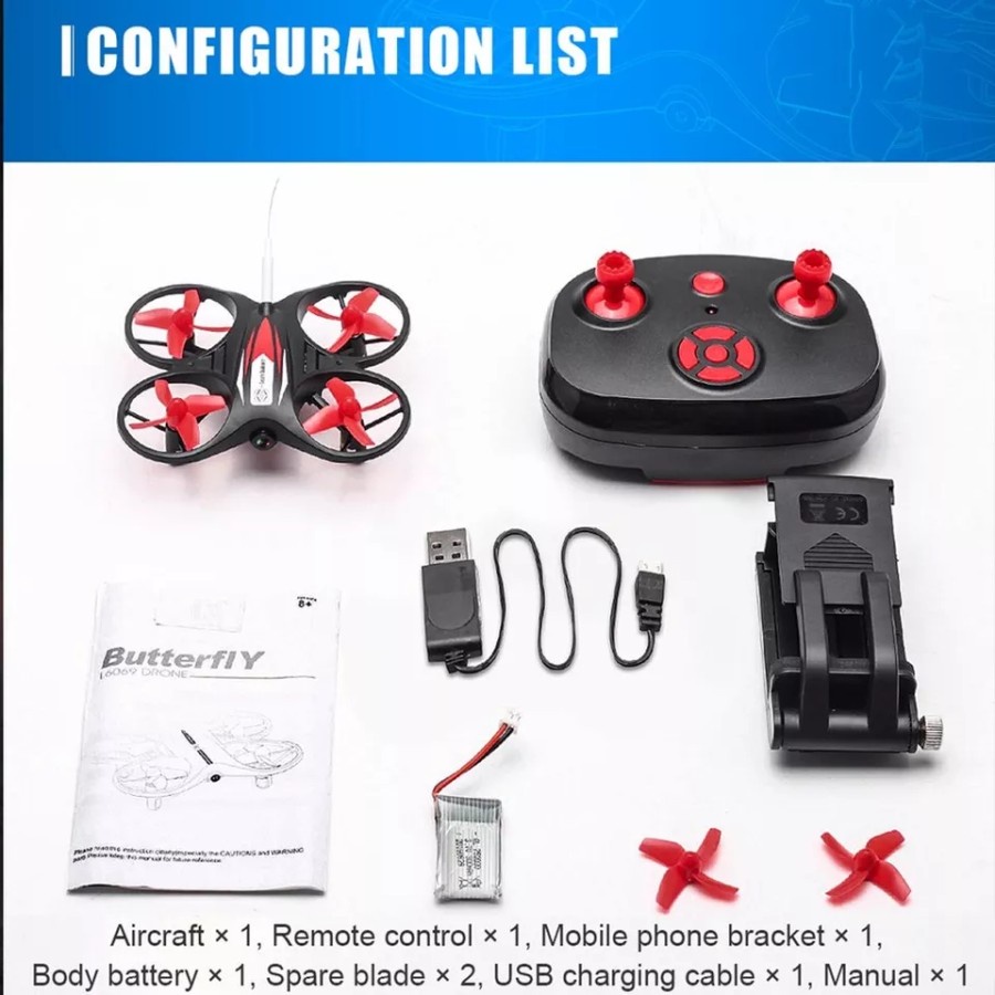 NA-Drone Kamera Wifi HD Camera RC Mini Drone Quadcopter kf608