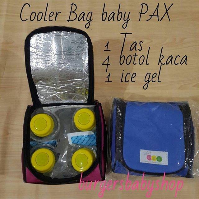 Tas cooler (warna pink  hitam biru)