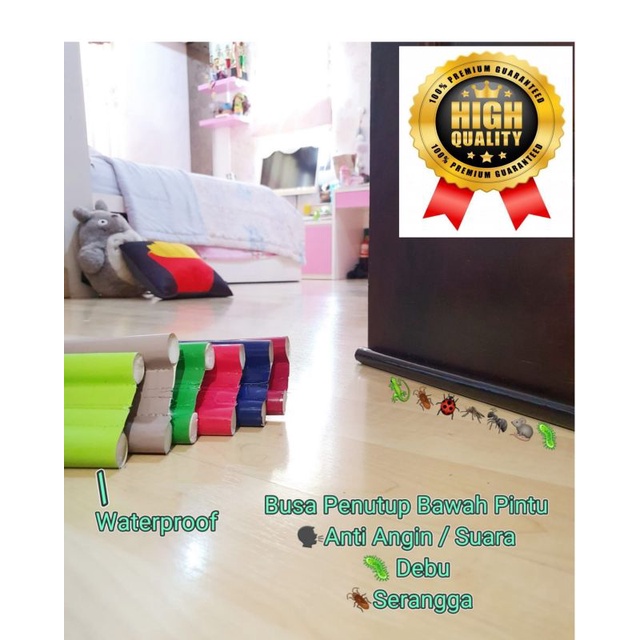 90  / 100 CM  BUSA  /   SILICONE  PENUTUP CELAH   Busa Penutup Celah Pintu WaterProof 100%, panjang  / PENUTUP CELAH BAWAH PINTU  BL02