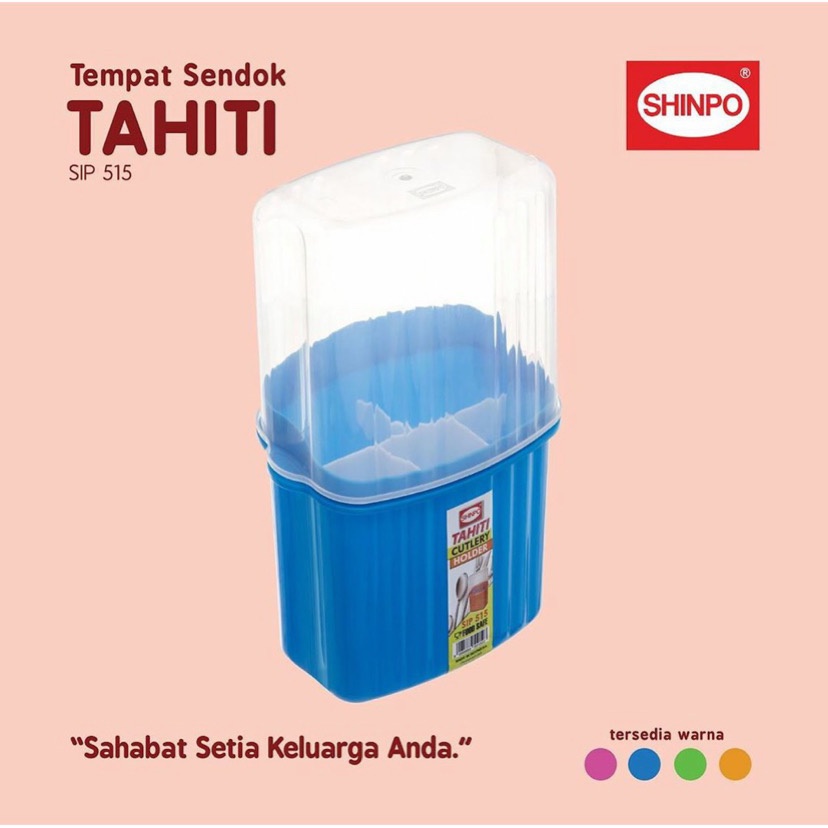 ( BISA COD ) PROMO SHINPO SIP 515 TAHITI / TEMPAT SENDOK PLASTIK DENGAN TUTUP / TEMPAT SENDOK TAHITI CUTLERY CASE / TEMPAT SENDOK PLASTIK / TEMPAT SENDOK SERBAGUNA / TEMPAT SENDOK DENGAN TUTUP