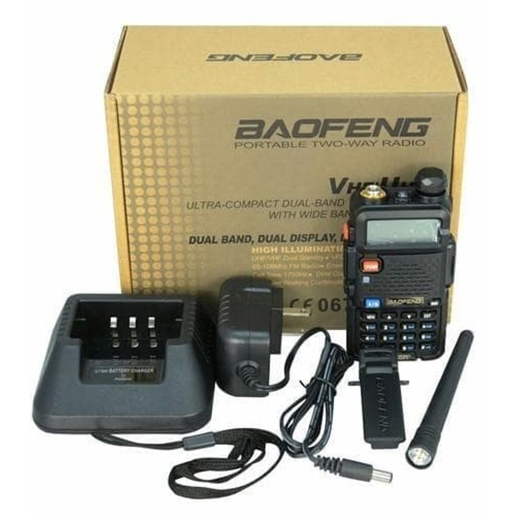 Unik HT Radio Handy Talkie Baofeng UV 5R Dual Band Limited