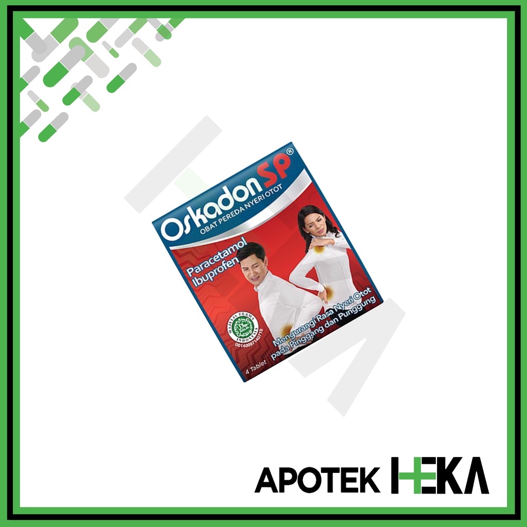 Oskadon SP Tablet Obat Pereda Nyeri Otot Strip isi 4 Tablet (SEMARANG)