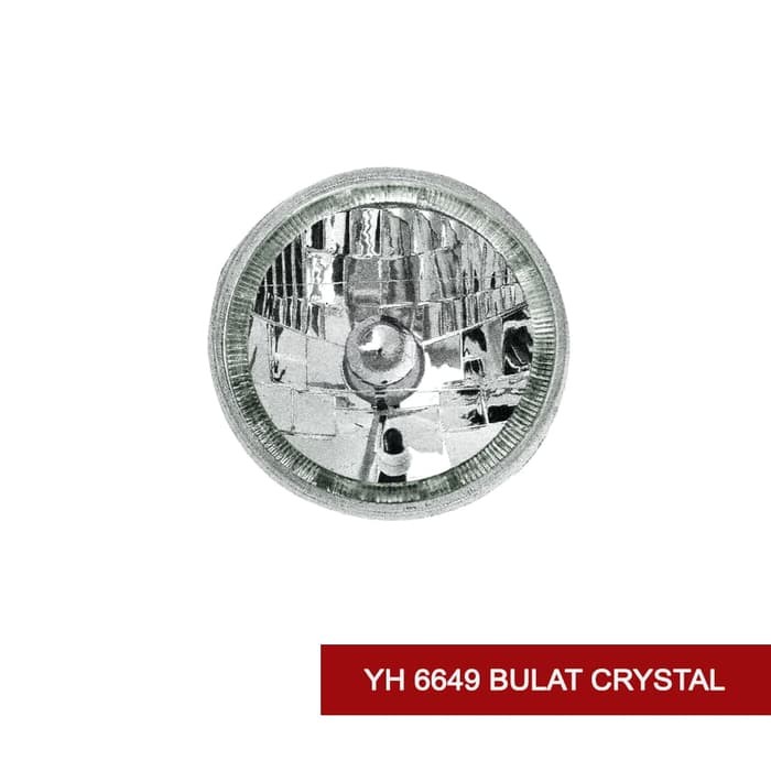 HEADLAMP UNIVERSAL 7 INCH BULAT CRYSTAL YH6649 LOWIN