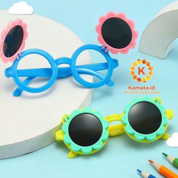 Kacamata Anak Gaya Lucu / Kacamata Anak Perempuan / Kacamata Bayi Perempuan / Kacamata Fashion Anak 