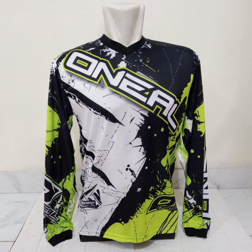 Jersy Cross Trail Jersy sepeda print DENGAN KUALITAS PREMIUM BISA PAKAI NAMA &amp; NOMOR terlaris baju cross sepedah