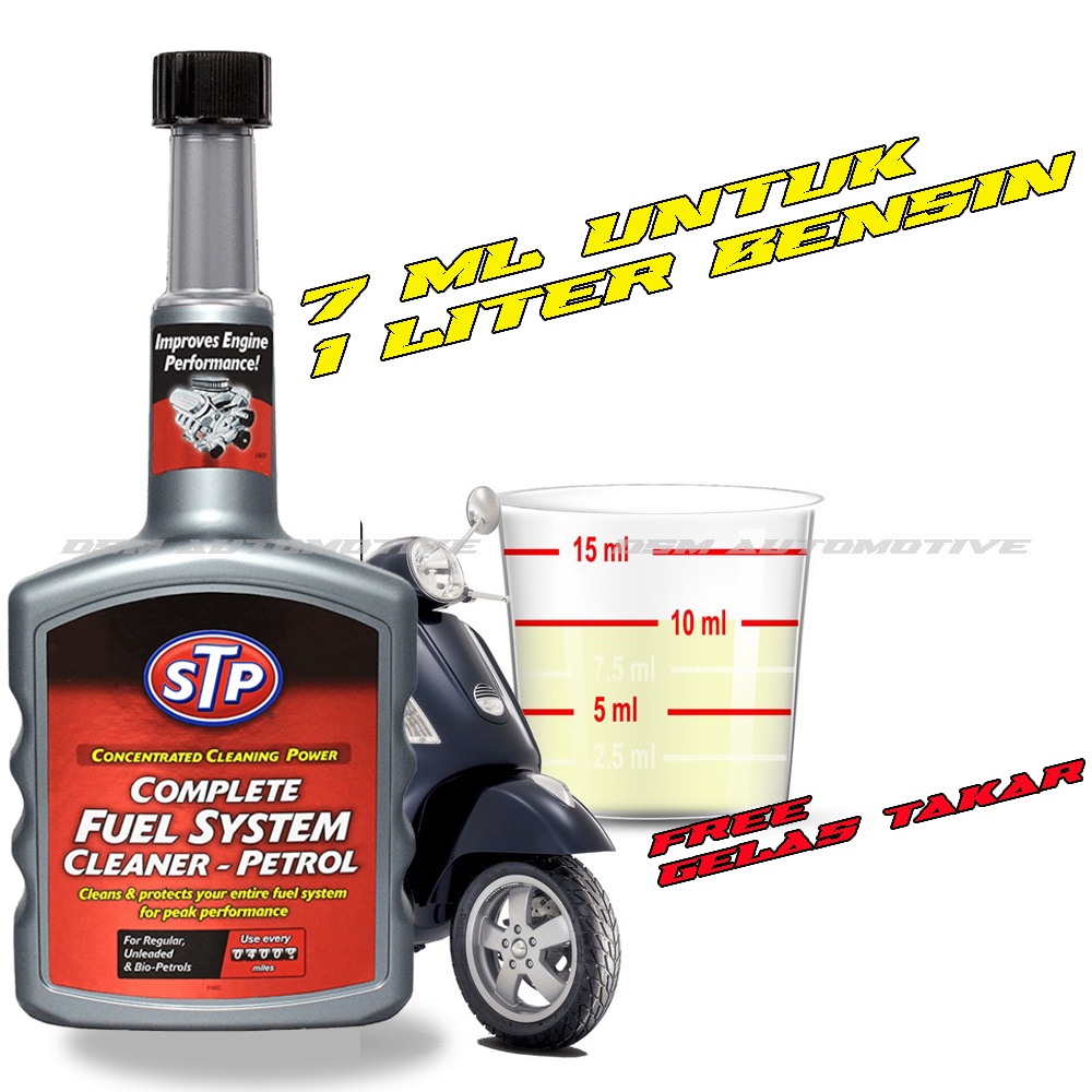 STP Complete Fuel System Cleaner Additive Campuran Bensin Mobil / Motor